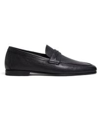 ZEGNA - Leather Loafers - Lyst