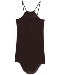 Rick Owens - Skorpio Ribbed-Knit Spaghetti-Strap Top - Lyst