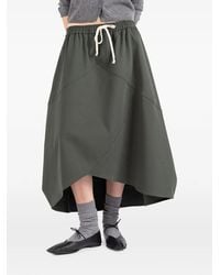 Societe Anonyme - Bunka Asymmetric Drawstring Maxi Skirt - Lyst