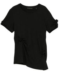 Helmut Lang - Knot-Detail T-Shirt - Lyst