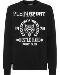 Philipp Plein - Logo-print Cotton-blend Sweatshirt - Lyst