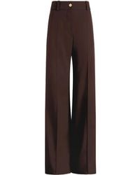 Patou - Hose Mit Goldfarbenen Knöpfen - Lyst