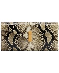 Giuseppe Zanotti - Flutie Python-Effect Clutch Bag - Lyst