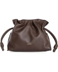 Loewe - Clutch Flamenco Mini Con Nodo - Lyst
