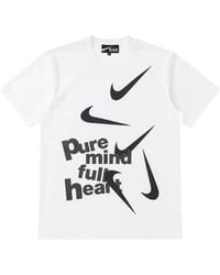 COMME DES GARÇON BLACK - X Nike Graphic-Print T-Shirt - Lyst