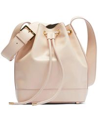 N°21 - Panelled Leather Bucket Bag - Lyst