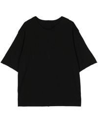 Attachment - Crew-neck Cotton T-shirt - Lyst