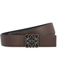 Loewe - Anagram Reversible 3.5Cm Belt - Lyst