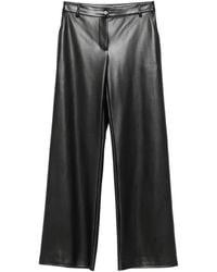 Patrizia Pepe - Coated Straight-Leg Trousers - Lyst