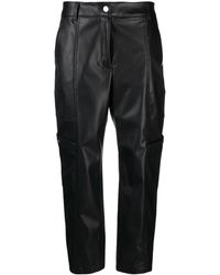 BOSS - Mid-rise Tapered Trousers - Lyst