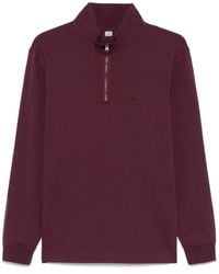 C.P. Company - Half-zip Piqué Sweatshirt - Lyst