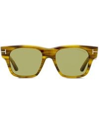 Tom Ford - Caine Square-Frame Sunglasses - Lyst