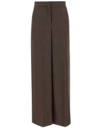 Gran Sasso - Pressed-Crease Palazzo Pants - Lyst