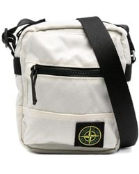 Stone Island - Borsa Messenger Con Applicazione - Lyst