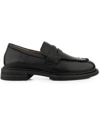 Linda Baumann - Penny-Slot Leather Loafers - Lyst