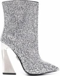 Philipp Plein - Crystal-Embellished Ankle Boots - Lyst