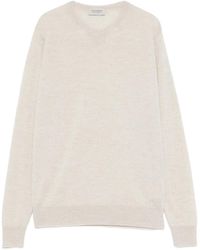 John Smedley - Pullover mit rundem Ausschnitt - Lyst