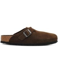 Birkenstock - Boston Suede Clogs - Lyst