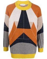 Henrik Vibskov - Intarsia-Knit Design Jumper - Lyst