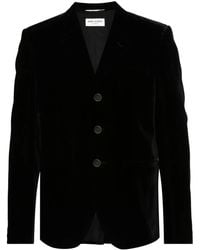 Saint Laurent - Velour Blazer - Lyst