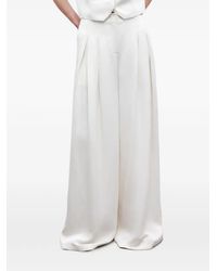 Twp - Drew Pleated Wide-Leg Trousers - Lyst
