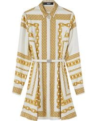 Versace - Treasure Zijden Midi-Blousejurk - Lyst