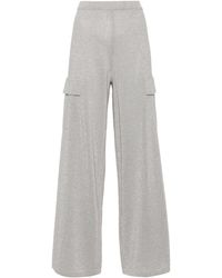 ERMANNO FIRENZE - Knitted Straight Trousers - Lyst