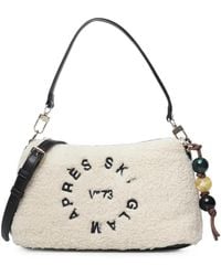 V73 - Borsa Tote Con Ricamo Ed Effetto Teddy - Lyst