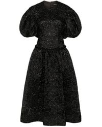 Simone Rocha - Midikleid Mit Knitterfalten - Lyst