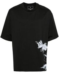 Y-3 - T-shirt Met Bloemenprint - Lyst