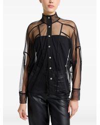 MARCELLA - Lane Mesh-Seam Shirt - Lyst