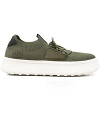 Cult - Blackstar 4498 Ribbed-Knit Lace-Up Sneakers - Lyst