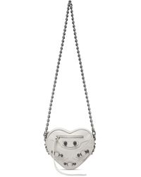 Balenciaga - Le Cagole Heart-shaped Mini Bag - Lyst