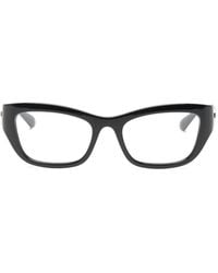 Gucci - Interlocking-Logo Cat-Eye Glasses - Lyst