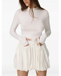 Pink - Minikleid mit Kordelzug - Lyst