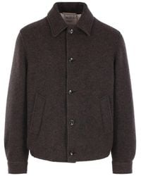 Agnona - Jacke mit Knopfverschluss - Lyst