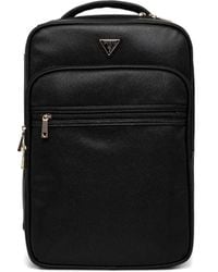 Guess - Norom Saffiano Leather Backpack - Lyst