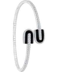 UNION LOS ANGELES - U Duo Diamond And Onyx Bracelet - Lyst