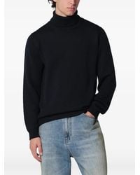 Roberto Collina - Roll-Neck Ribbed-Trim Sweater - Lyst