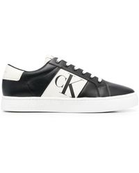 Calvin Klein - Logo-print Low-top Sneakers - Lyst