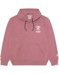 Aape By A Bathing Ape - Logo-Print Zip-Up Hoodie - Lyst