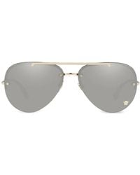 Versace - Pilot-Frame Sunglasses - Lyst