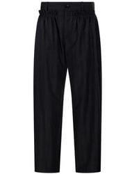 Isabel Marant - Paperbag-Waist Pinstriped Trousers - Lyst