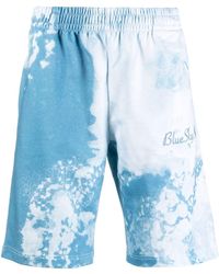 BLUE SKY INN - Shorts sportivi con fantasia tie-dye - Lyst