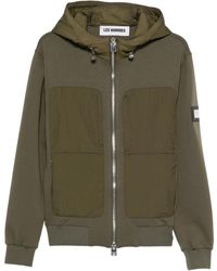 Les Hommes - Zip-Up Hooded Jacket - Lyst