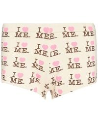 Ashley Williams - Serena Logo-Print Shorts - Lyst