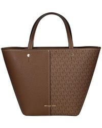 MICHAEL Michael Kors - Monogram Panel Tote Bag - Lyst