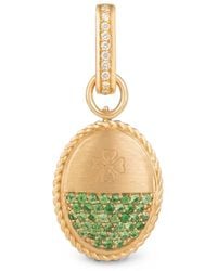 CLARA CHEHAB - Small Liberté Tsavorite And Diamond Charm - Lyst
