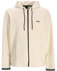 BOSS - Zone Zip Hoodie - Lyst
