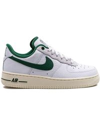Nike - Air Force 1 Logo-embellished Leather Low-top Trainers - Lyst